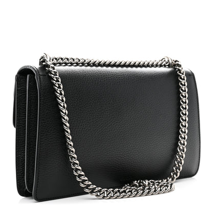 Gucci Pebbled Calfskin Small Dionysus Shoulder Bag Black 3 of 10