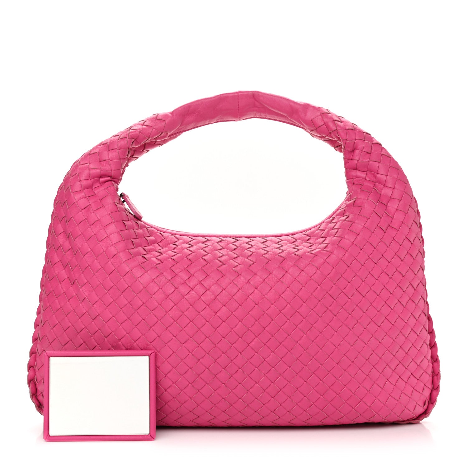 Bottega Veneta Nappa Intrecciato Medium Veneta Hobo Fuchsia 1 of 11