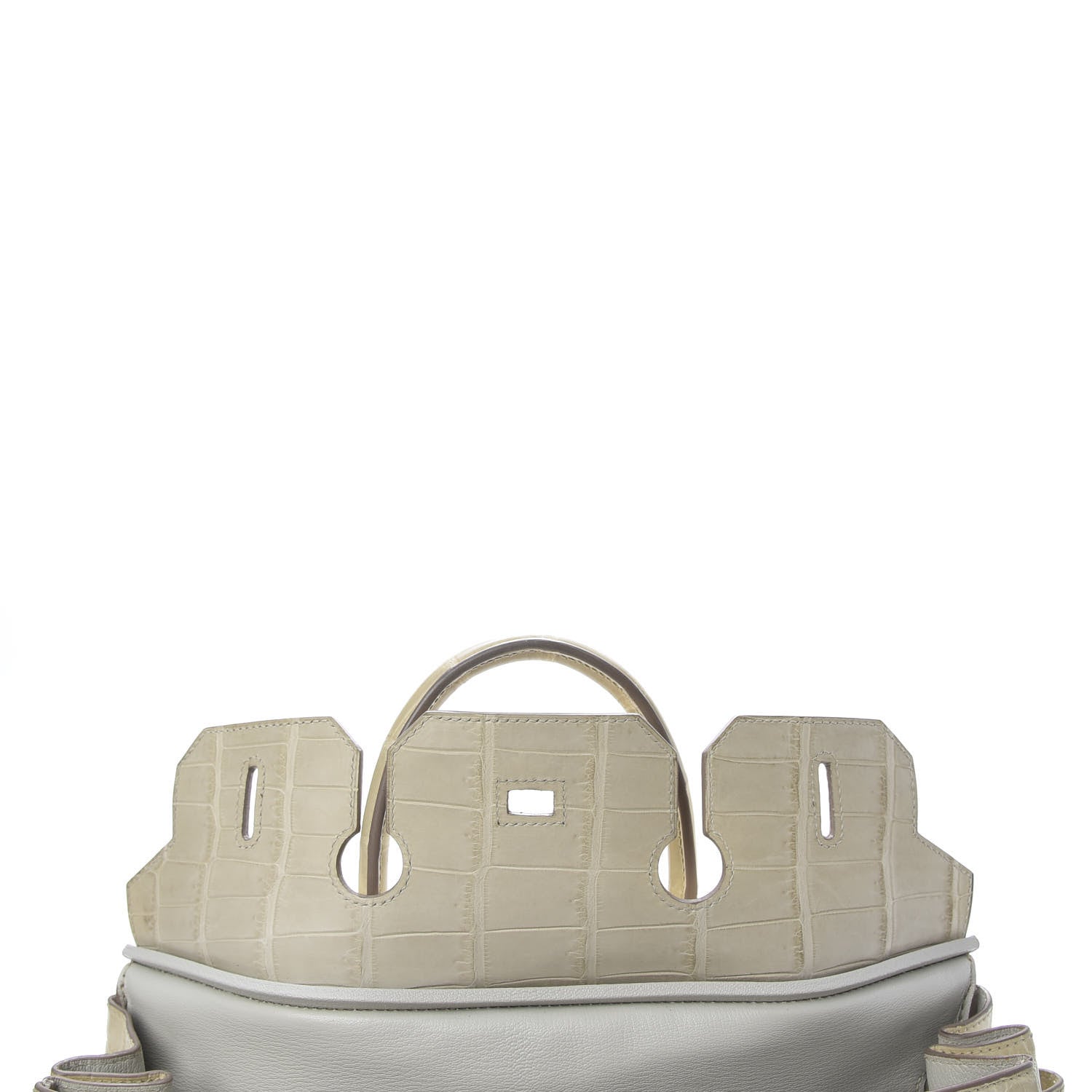 Hermes Matte Niloticus Crocodile Birkin 35 Beton 15 of 39