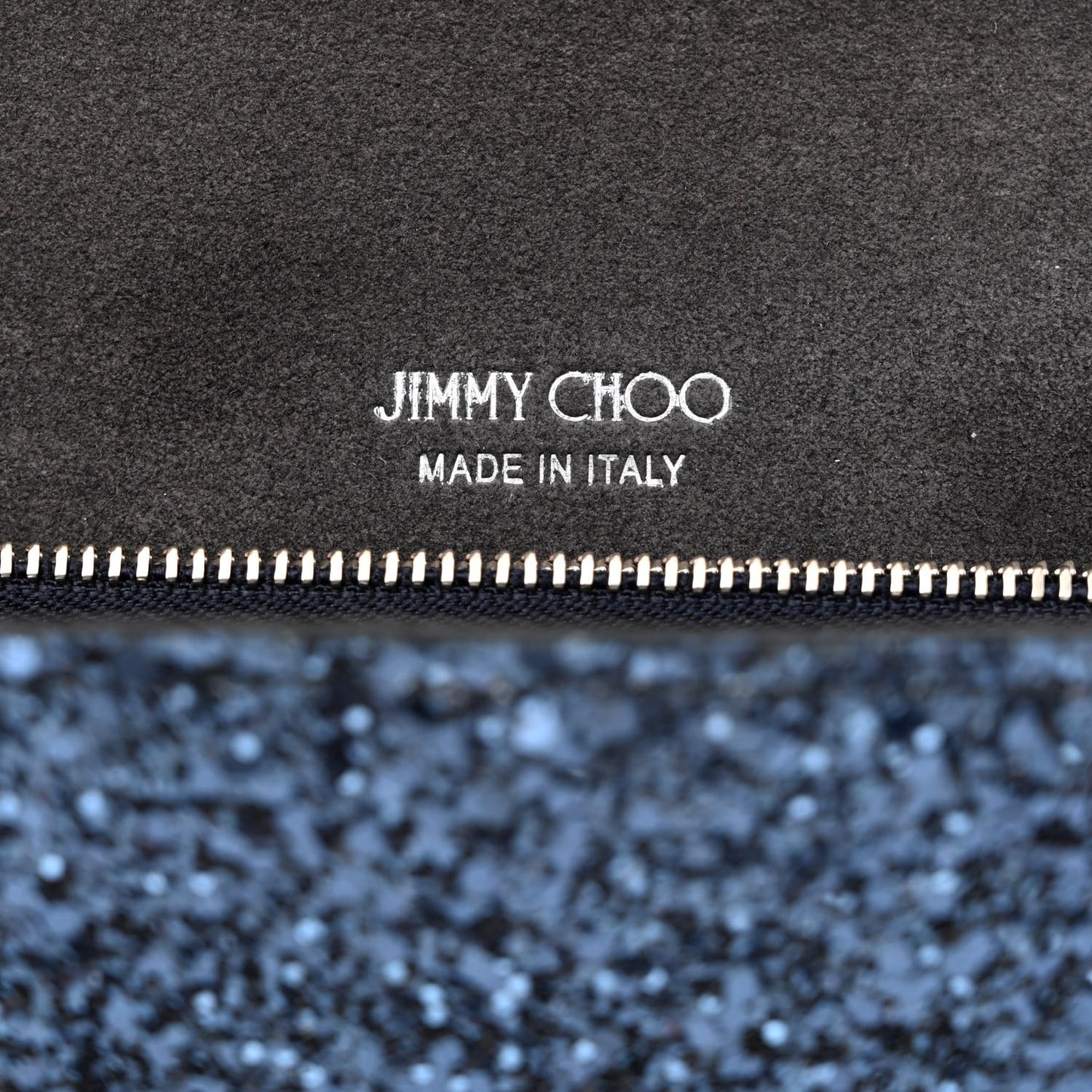 Glitter Emmie Clutch Blue