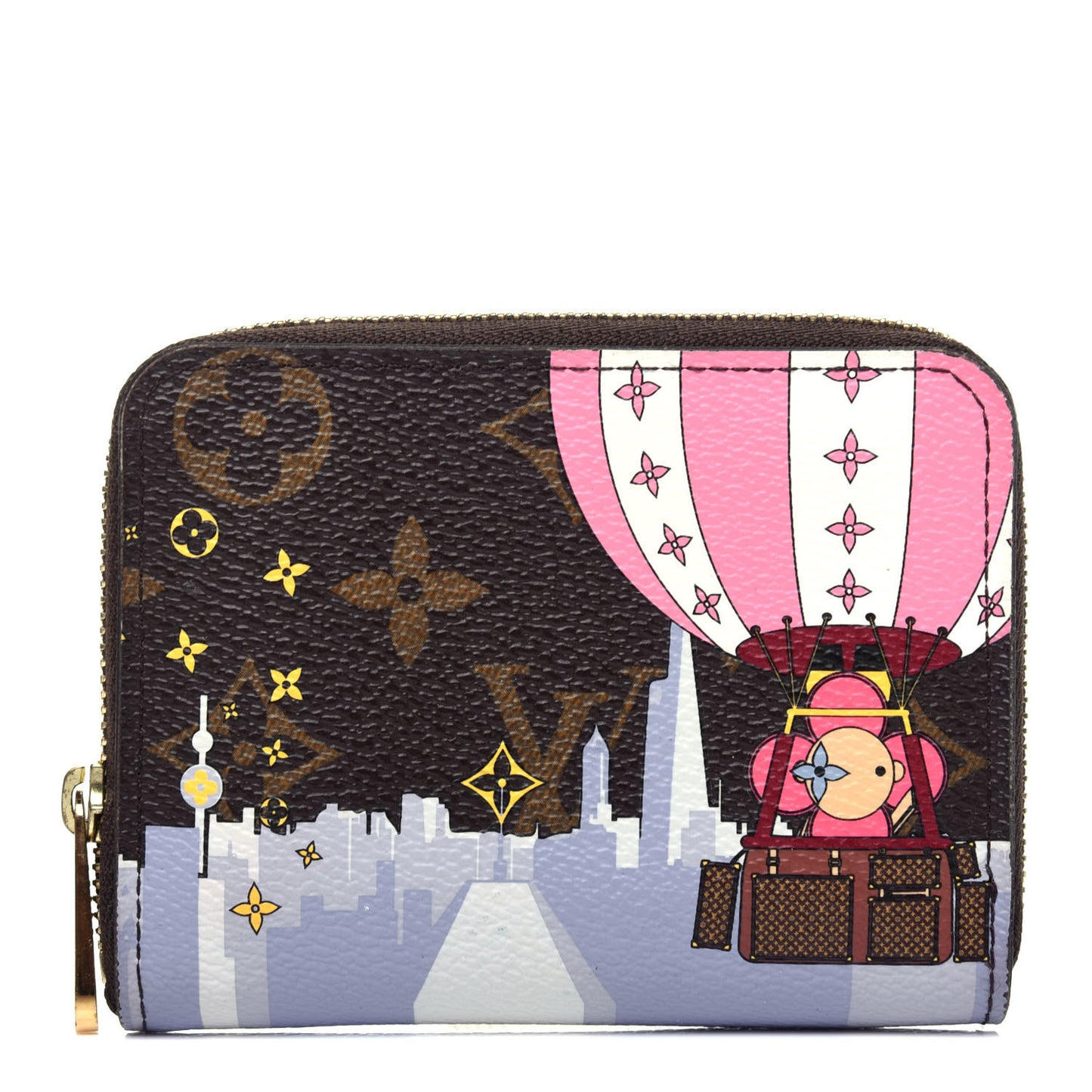 Monogram 2019 Christmas Animation Zippy Coin Purse