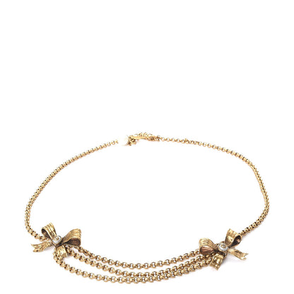 Gucci Chain GG Bow Belt Antique Gold 4 of 6
