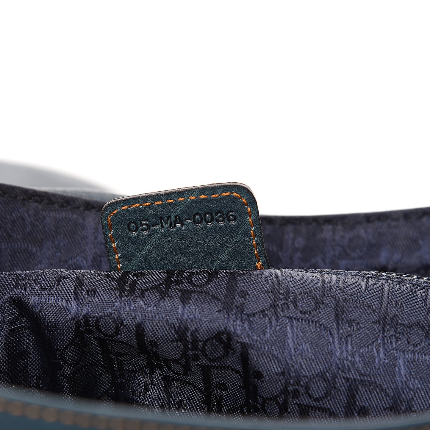 Calfskin Medium Gaucho Double Saddle Bag Dark Blue