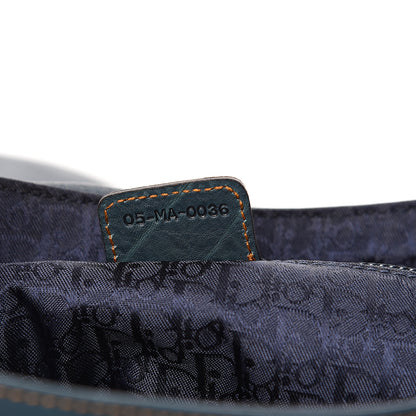Christian Dior Calfskin Medium Gaucho Double Saddle Bag Dark Blue 6 of 12