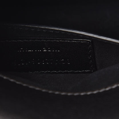 Saint Laurent Metallic Grained Calfskin Medium Monogram Sunset Dark Silver 12 of 12
