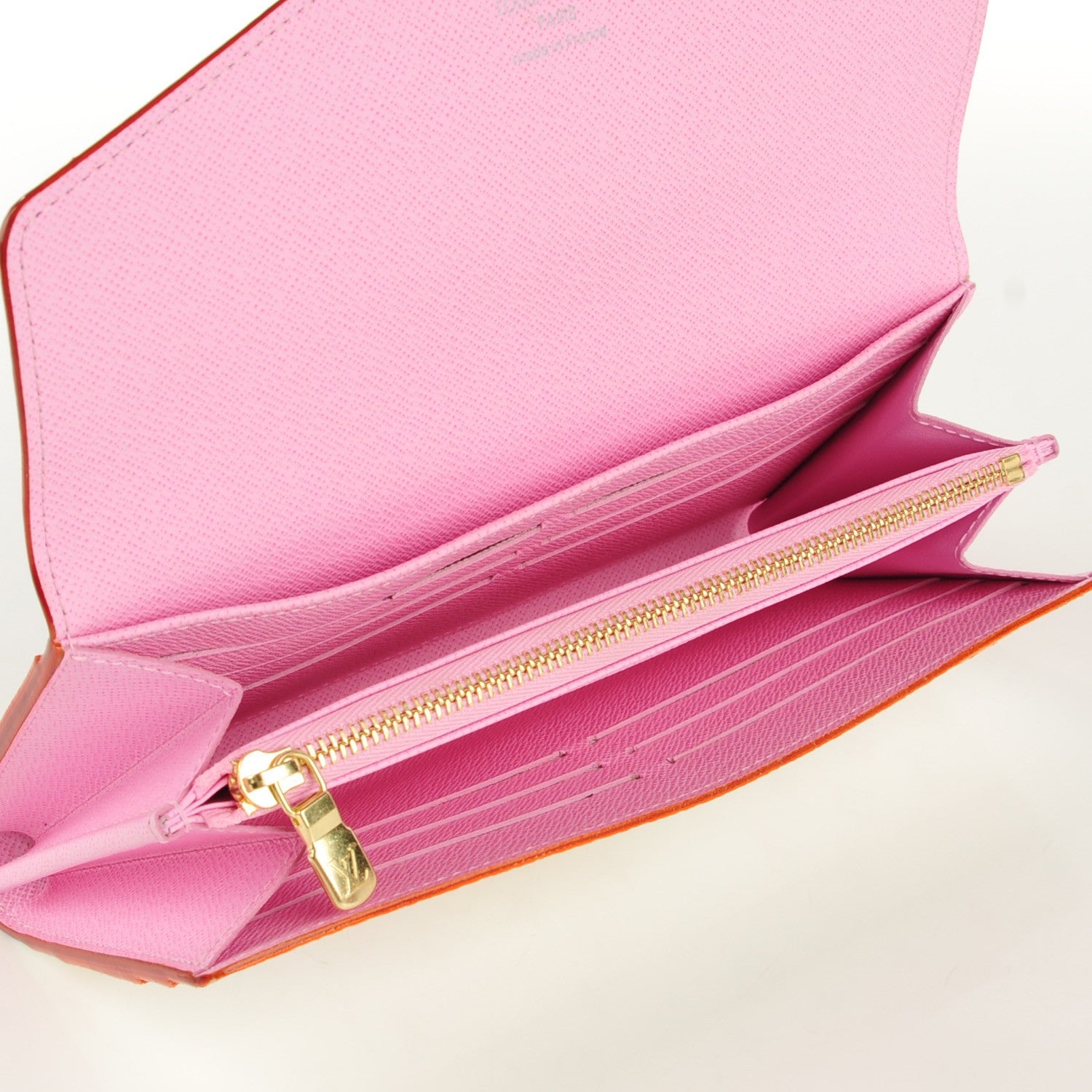 Louis Vuitton Monogram Multicolor Sarah Wallet NM White Litchi 5 of 7