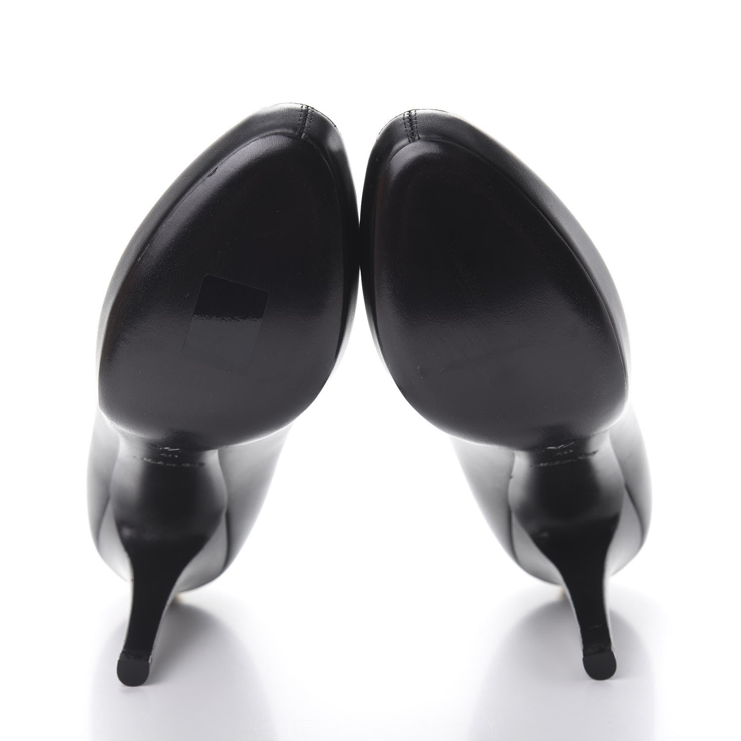 Louis Vuitton Smooth Calfskin Oh Really Peep Toe Pumps 40 Black 6 of 10