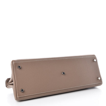Hermes Togo Shoulder Kelly 40 Etoupe 5 of 31