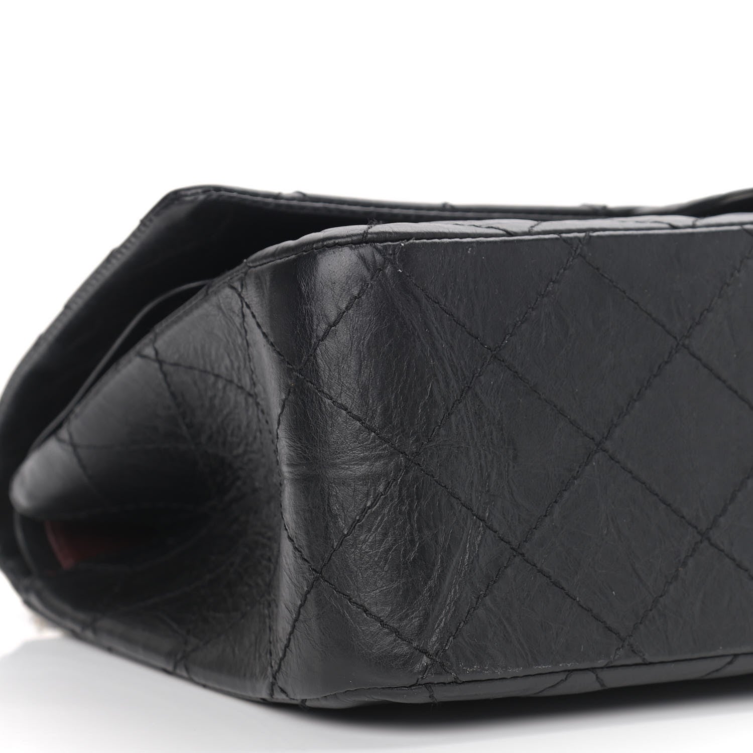Chanel Aged Calfskin Quilted 2.55 Reissue 227 Flap Black 11 of 12