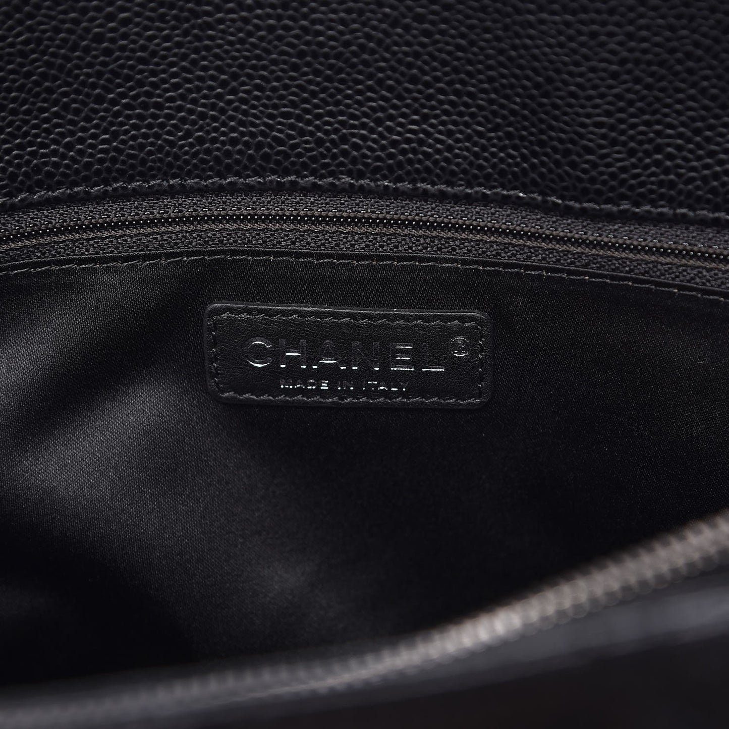 Caviar Quilted Grand Shopping Tote GST Black