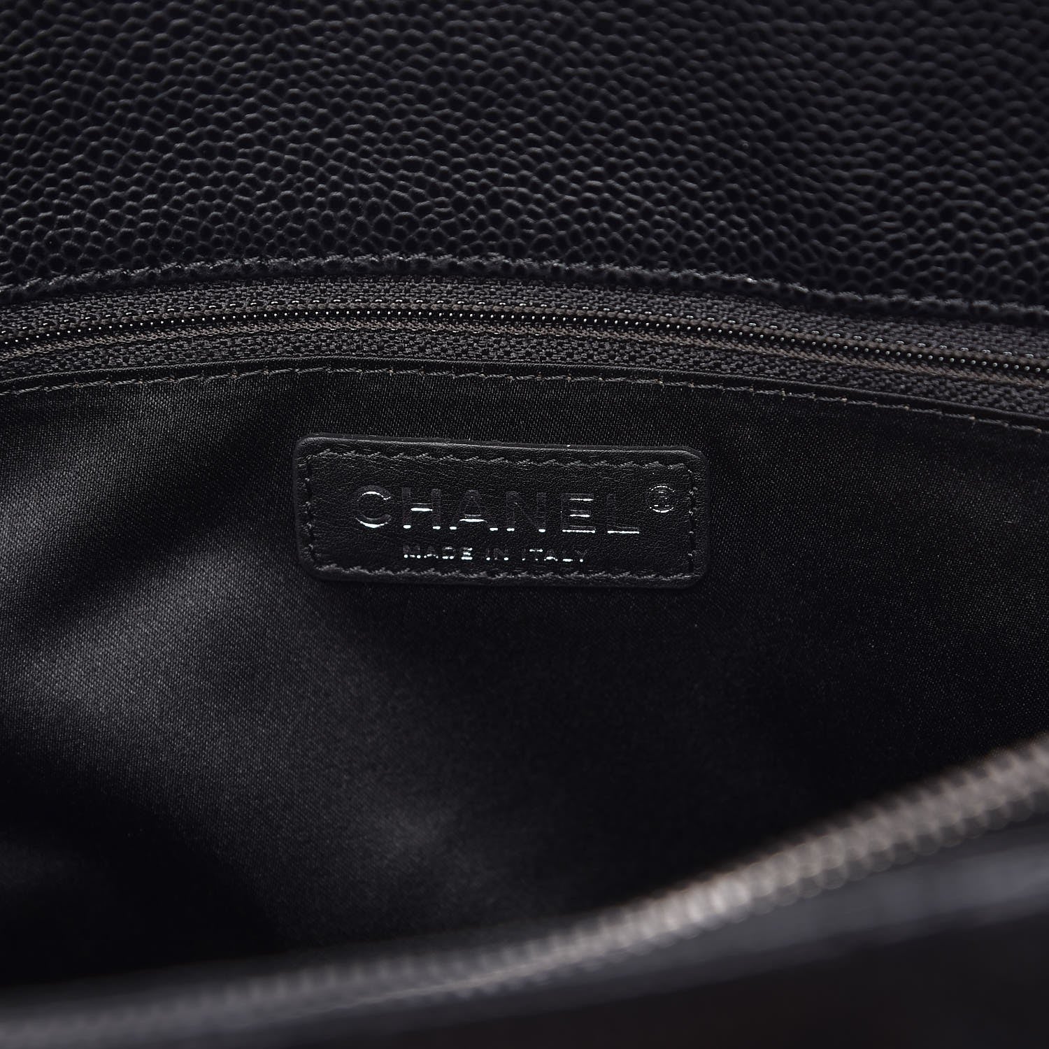 Chanel Caviar Quilted Grand Shopping Tote GST Black 6 of 8