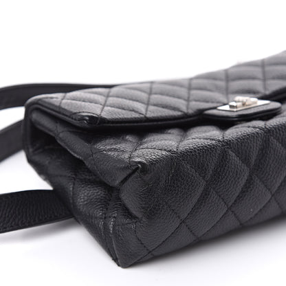 Chanel Grained Calfskin Quilted 2.55 Reissue Flap Belt Bag Clutch Black 8 of 9
