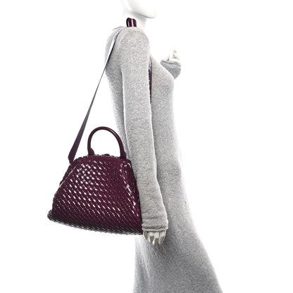 Bottega Veneta Polished Nappa Intrecciato Small Padded The Handle Tote Mystic 2 of 9