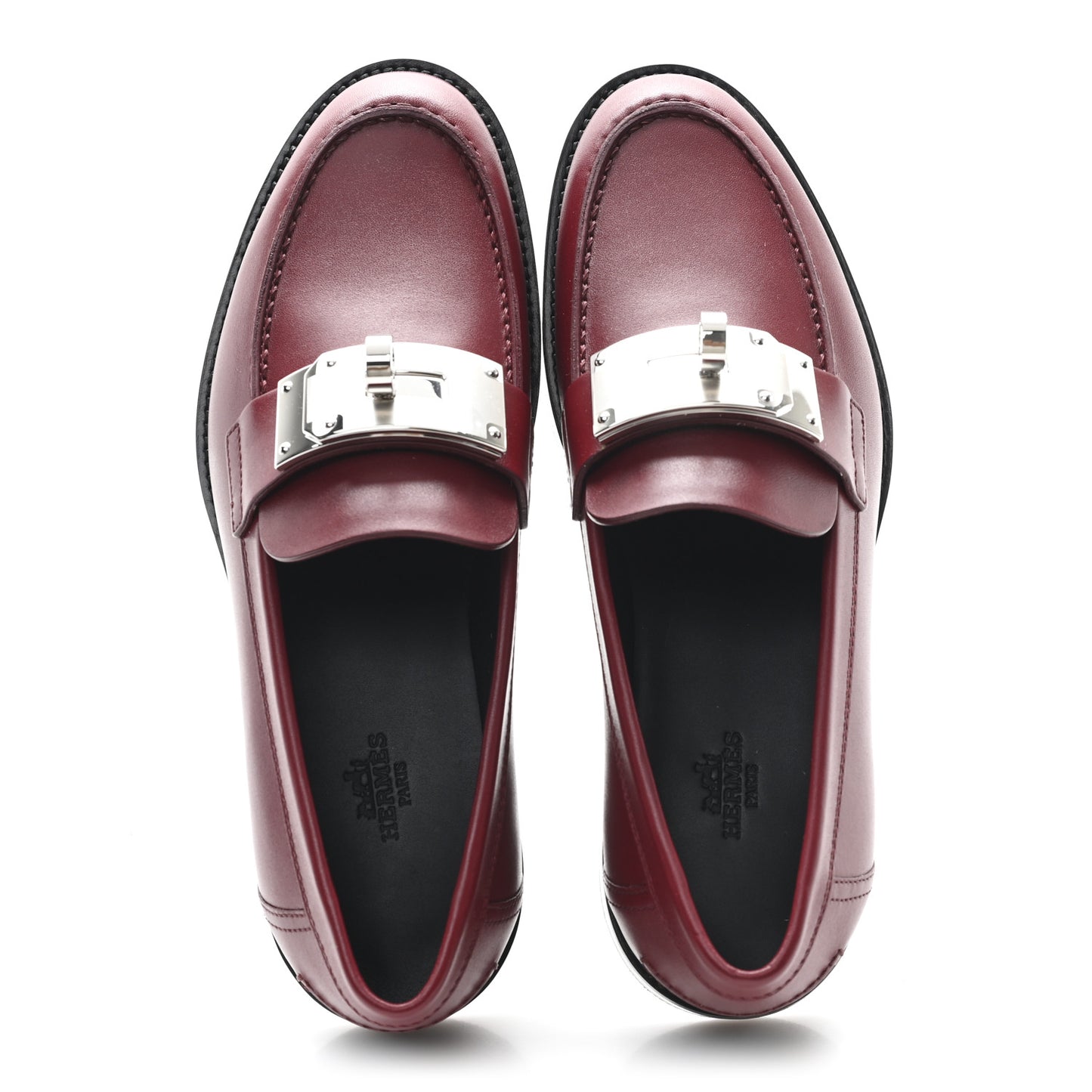Calfskin Womens Hot Loafer 38 Rouge H