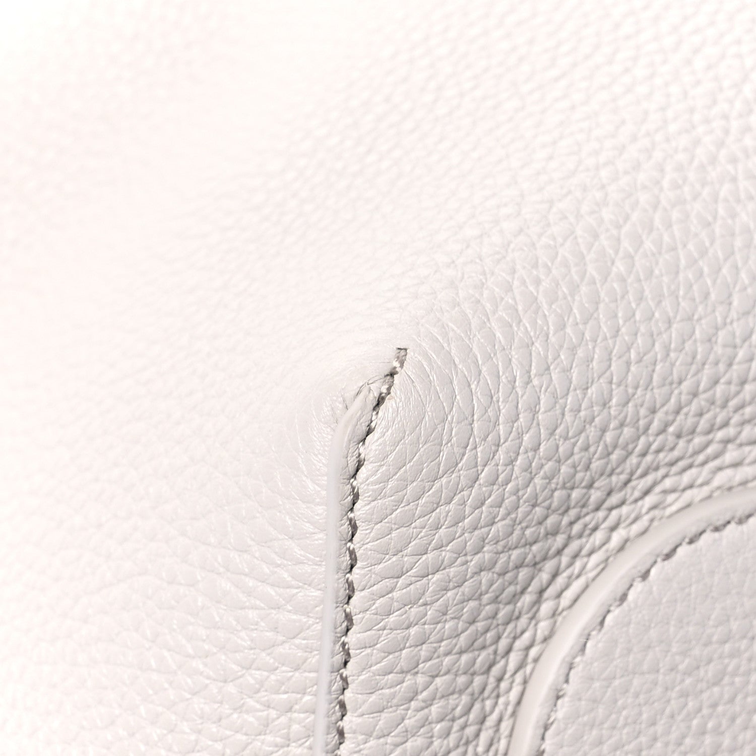 Loro Piana Grained Calfskin Large Bale Bag Stone 11 of 12