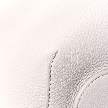 Loro Piana Grained Calfskin Large Bale Bag Stone 11 of 12