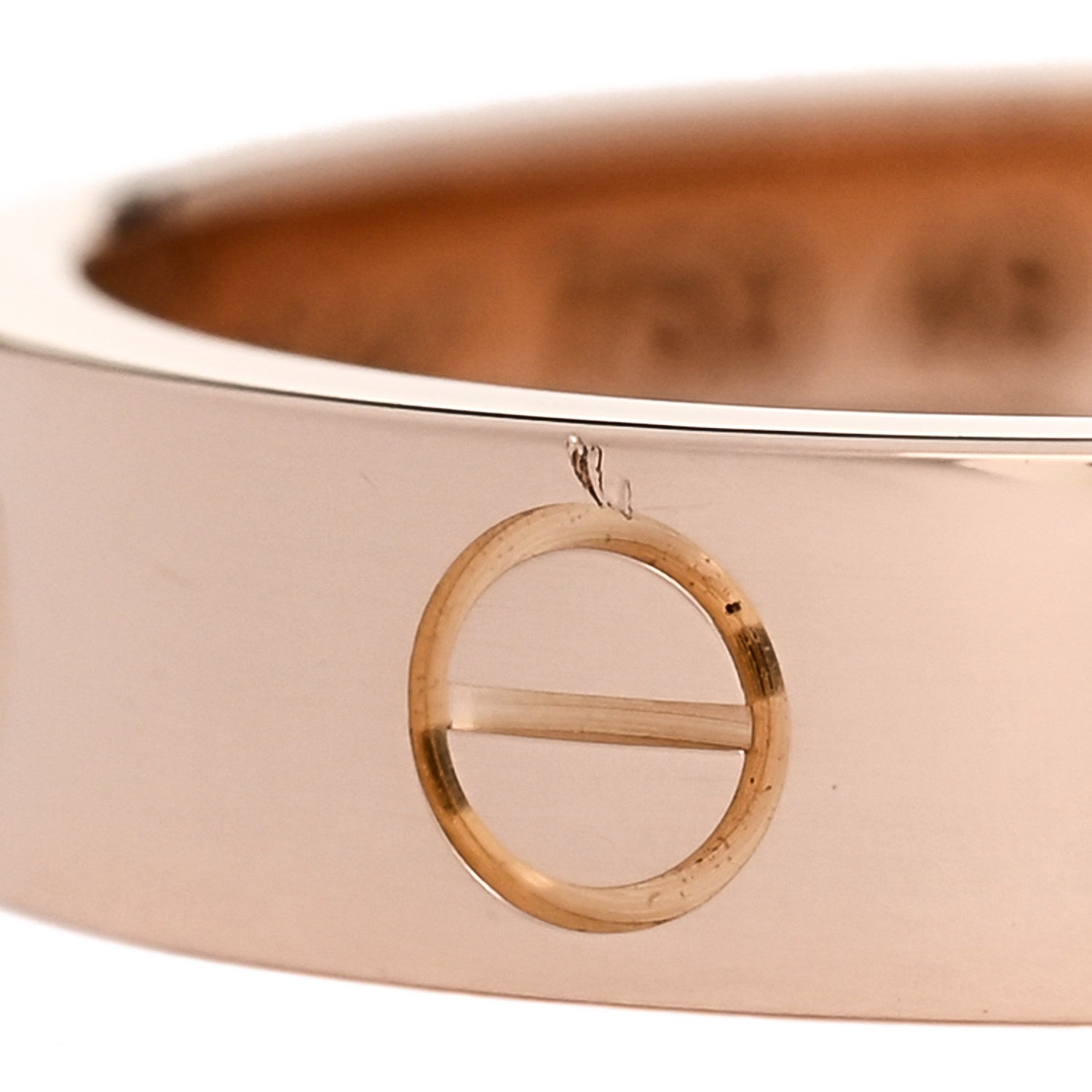 Cartier 18K Pink Gold Diamond 4mm LOVE Wedding Band Ring 49 5 6 of 6