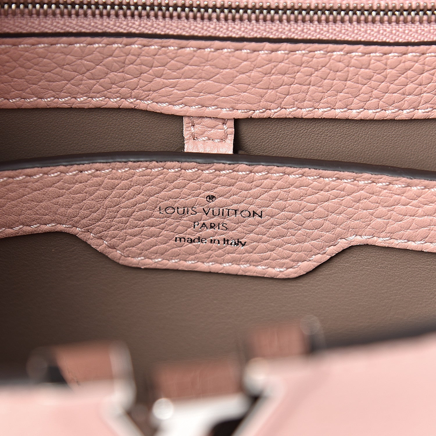 Louis Vuitton Taurillon Capucines BB Magnolia 5 of 10