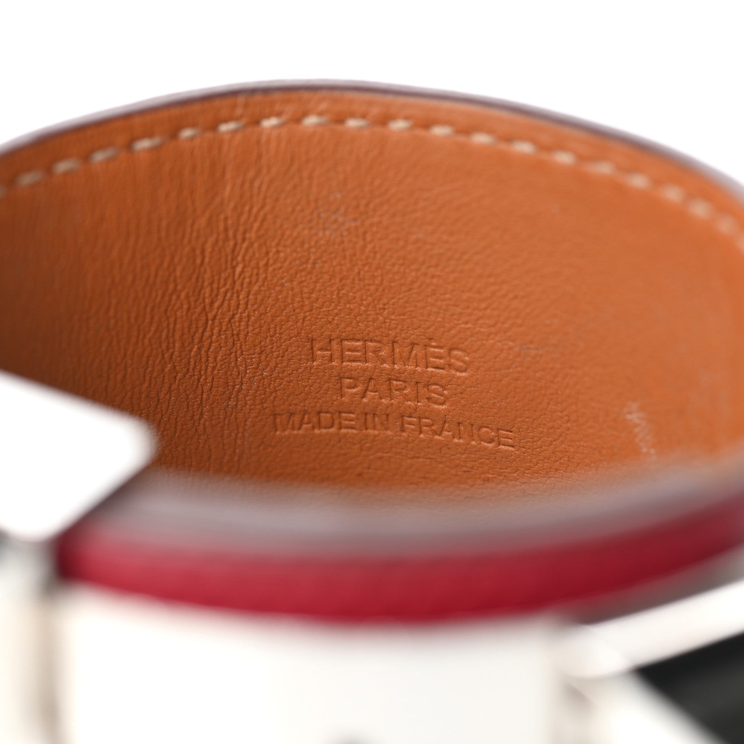 Hermes Swift Collier de Chien CDC Bracelet M Rubis 4 of 6