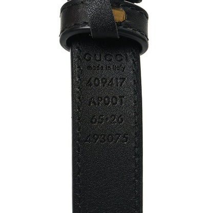Gucci Calfskin Double G 20mm Belt 65 26 Black 5 of 6