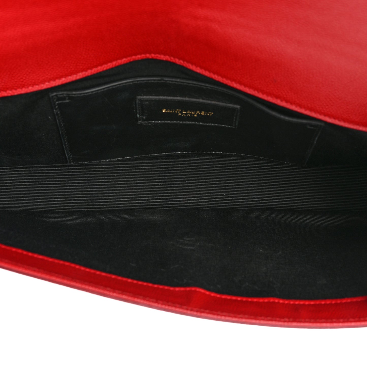 Calfskin Monogram Cassandre Clutch Rouge Orient