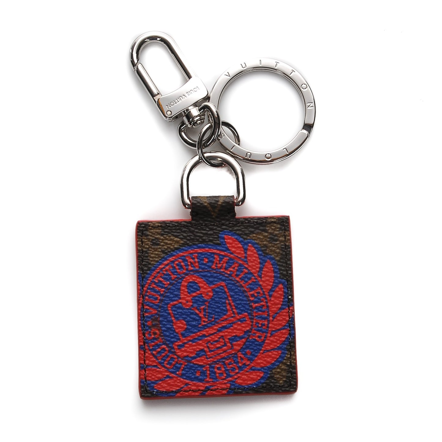 Monogram Illustrated LV League Bag Charm Key Ring
