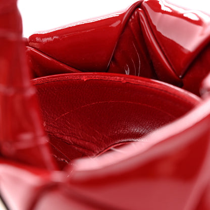 Bottega Veneta Ultra Gloss Patent Maxi Intrecciato Lido 90mm Mule Sandals 36 Apple Candy 8 of 10