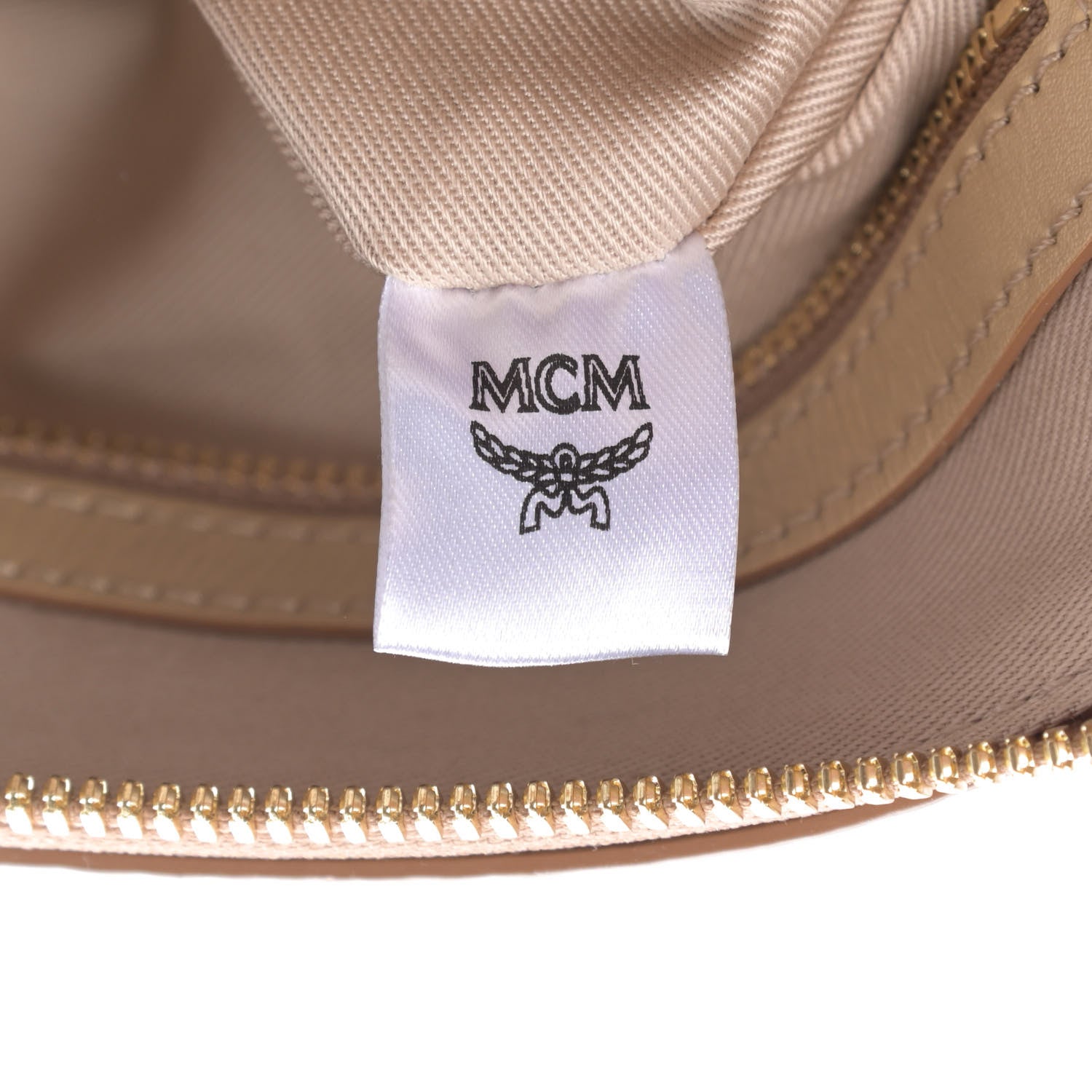 MCM Metallic Visetos Medium Crossbody Pouch Berline Gold 7 of 11