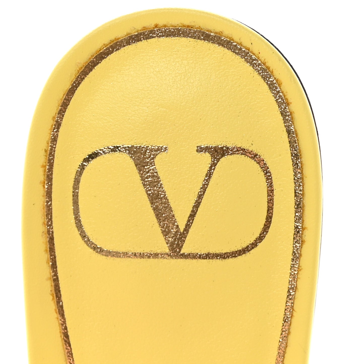 Calfskin Roman Stud Ankle Strap Flat Mules 37.5 Lime Sorbet