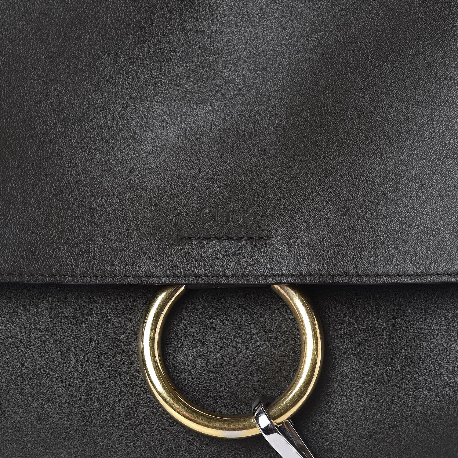 Chloe Calfskin Medium Faye Day Shoulder Bag Deep Forest 9 of 9