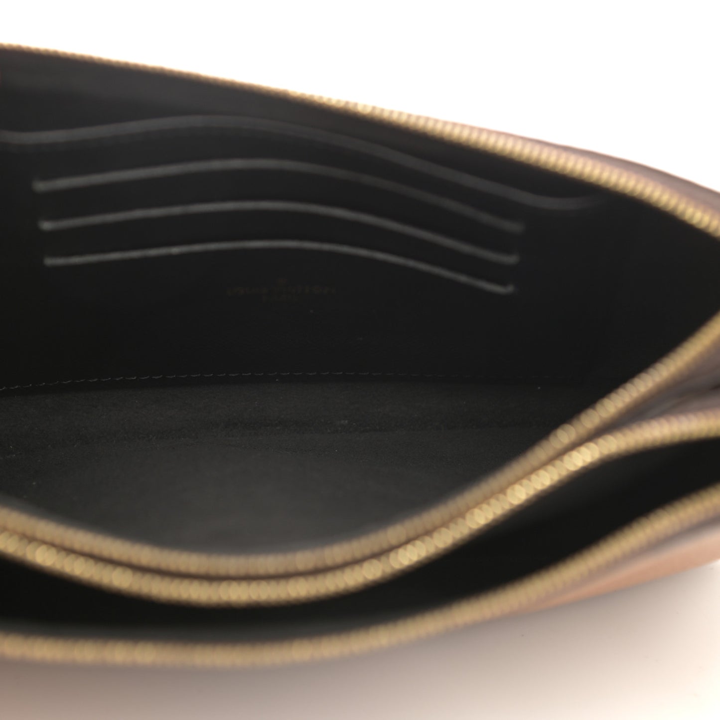 Reverse Monogram Giant Double Zip Pochette