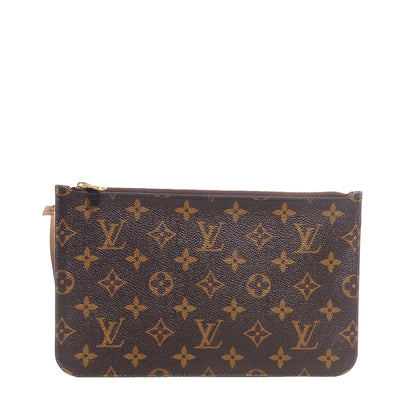 Louis Vuitton Monogram Neverfull MM GM Pochette Fuchsia 1 of 8