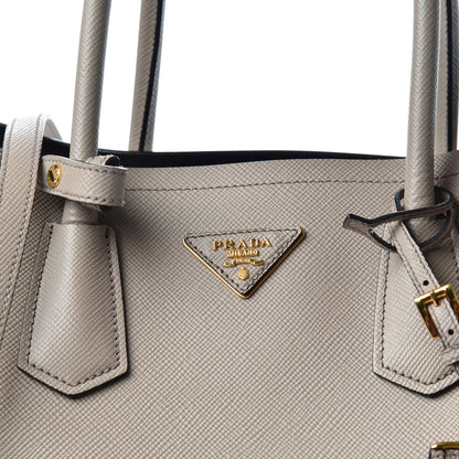 Prada Saffiano Cuir Large Double Bag Cammeo 9 of 9