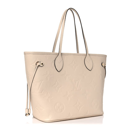 Louis Vuitton Empreinte Monogram Giant Neverfull MM Cream 4 of 9