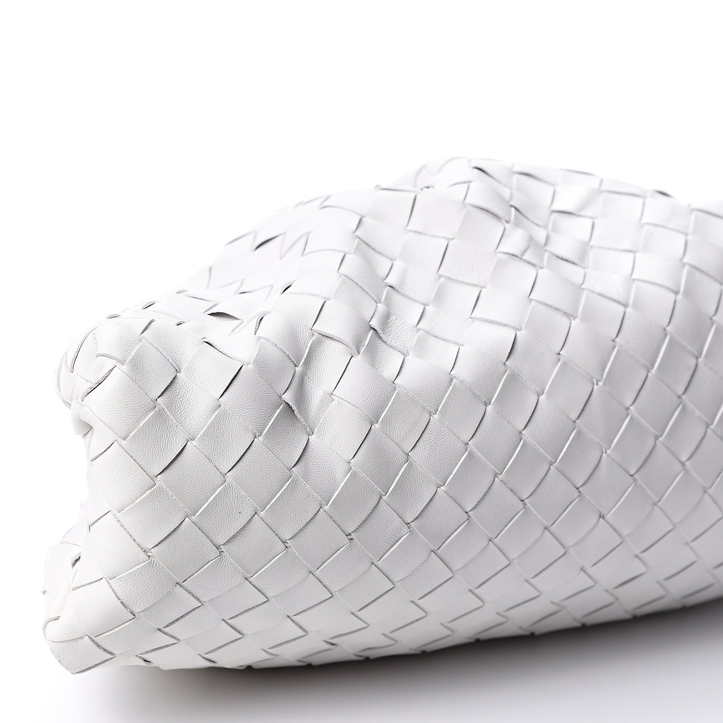 Nappa Maxi Intreccio The Pouch Oversized Clutch Plaster