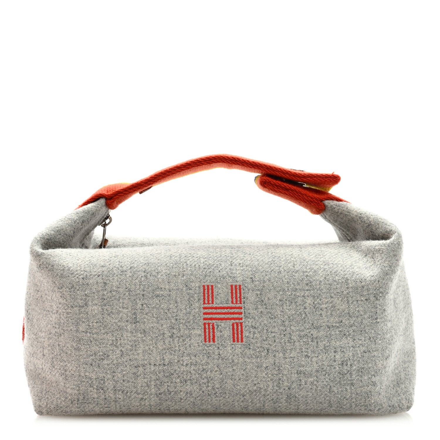 Hermes Canvas Small Bride-A-Brac Pouch Gris Flanelle 1 of 7