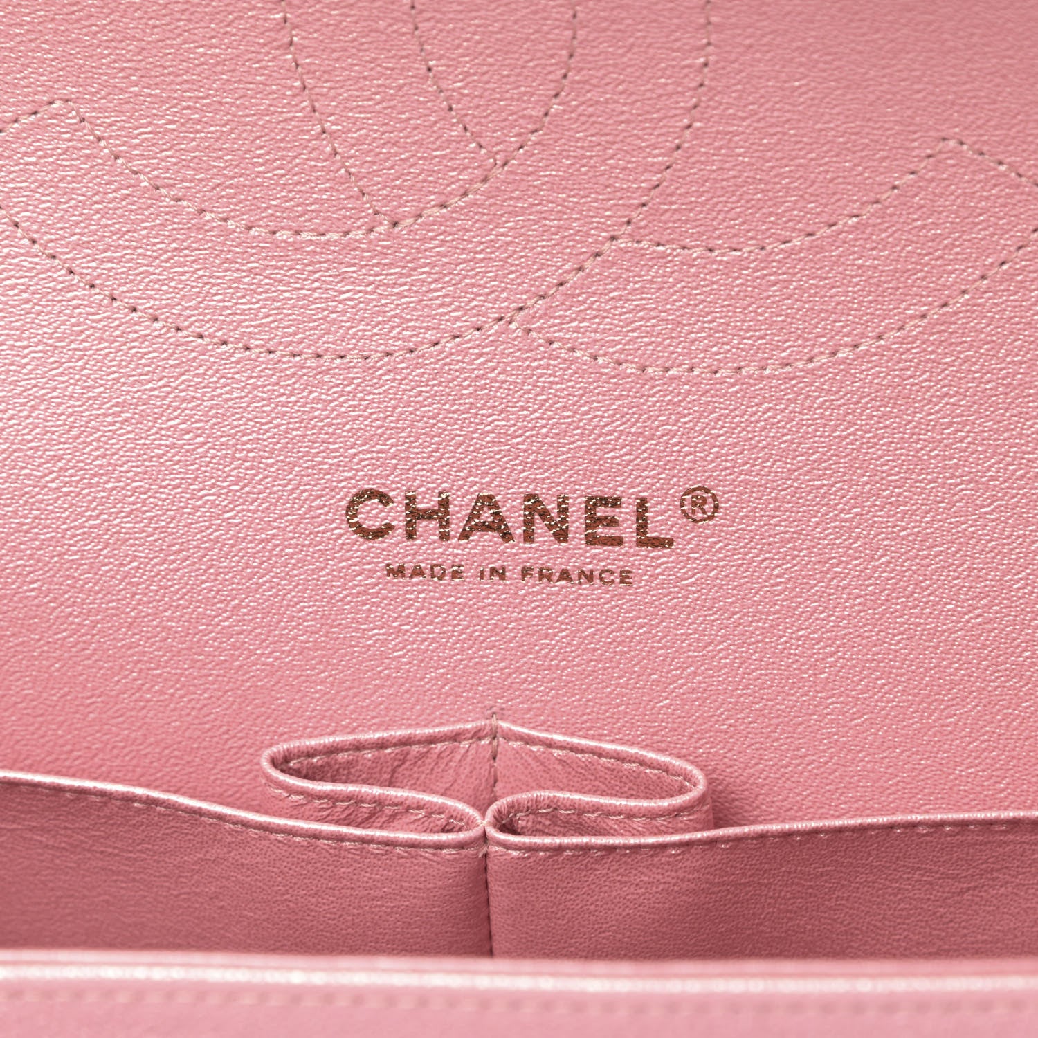 Chanel Iridescent Caviar Quilted Jumbo Double Flap Rose Pink 7 of 9