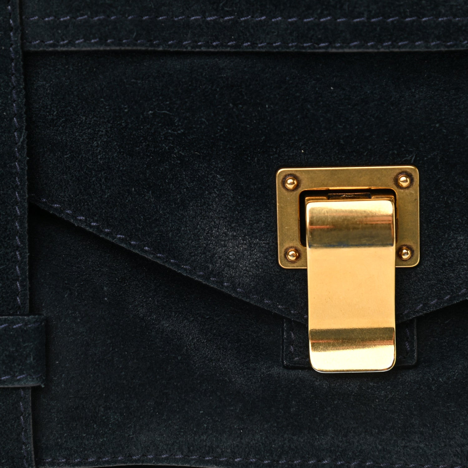 Proenza Schouler Suede Medium PS1 Satchel Navy 13 of 18