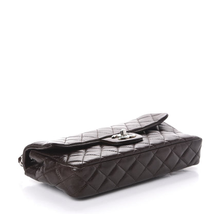 Chanel Lambskin Quilted East West Flap Brown 4 of 10