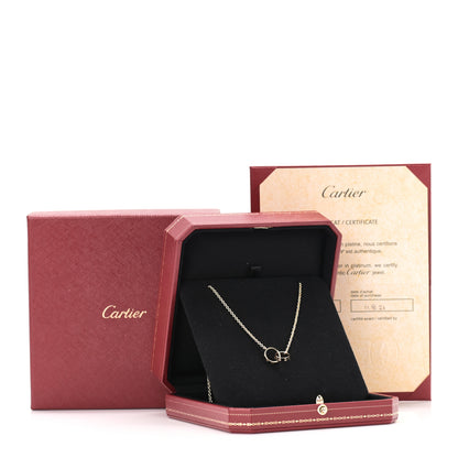 Cartier 18K Yellow Gold Interlocking LOVE Necklace 6 of 6
