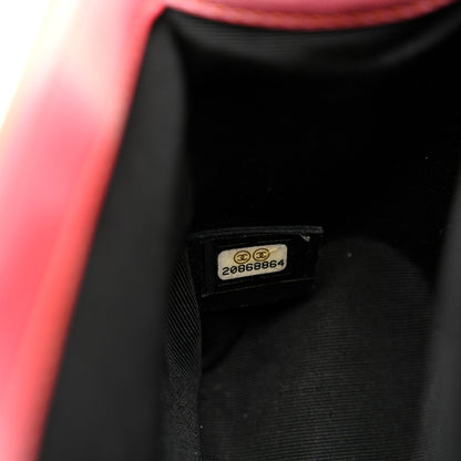 Chanel Printed Lambskin Quilted Medium Flower Power Boy Flap 10 of 10