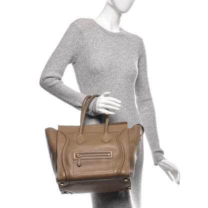 Celine Smooth Calfskin Mini Luggage Camel 2 of 9