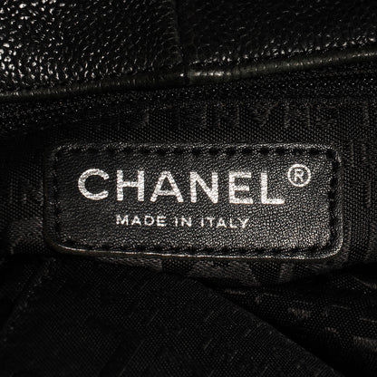 Chanel Distressed Caviar XL Coco Cabas Black 6 of 7