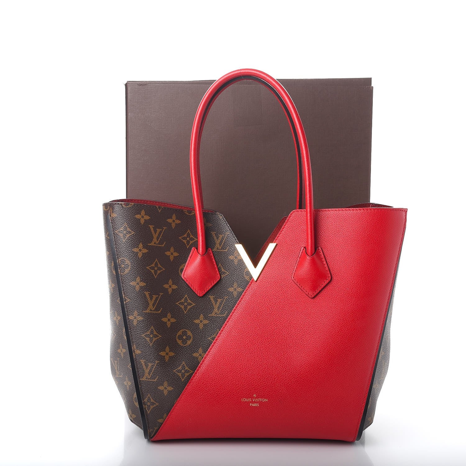 Louis Vuitton Calfskin Monogram Kimono Tote Cherry 14 of 14