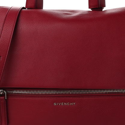 Givenchy Waxy Grained Calfskin Medium Pandora Pure Flap Bag Red 8 of 12