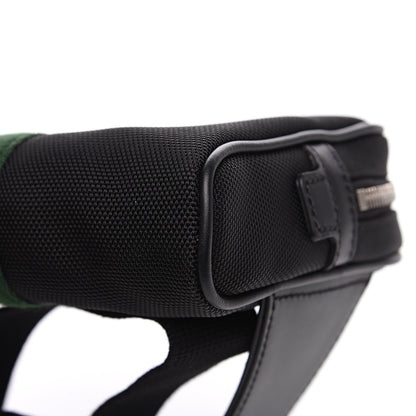 Gucci Canvas Web Slim Belt Bag Black 8 of 9