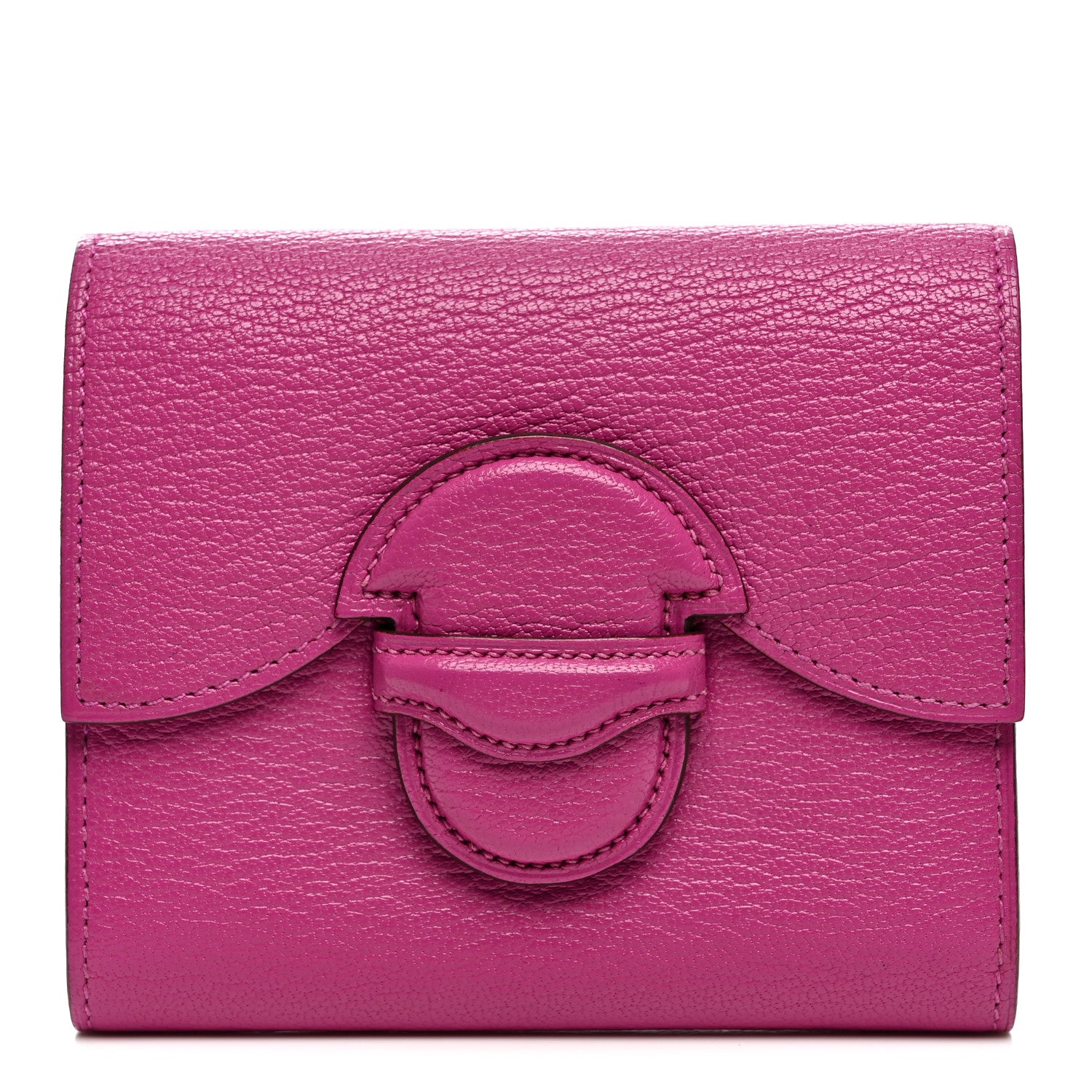 Hermes Chevre Mysore 1938 Wallet 19 Rose Pourpre 1 of 8