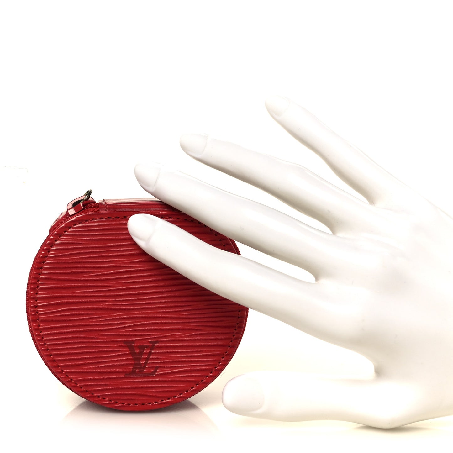 Epi Ecrin Bijoux 8cm Jewelry Box Case Castillan Red