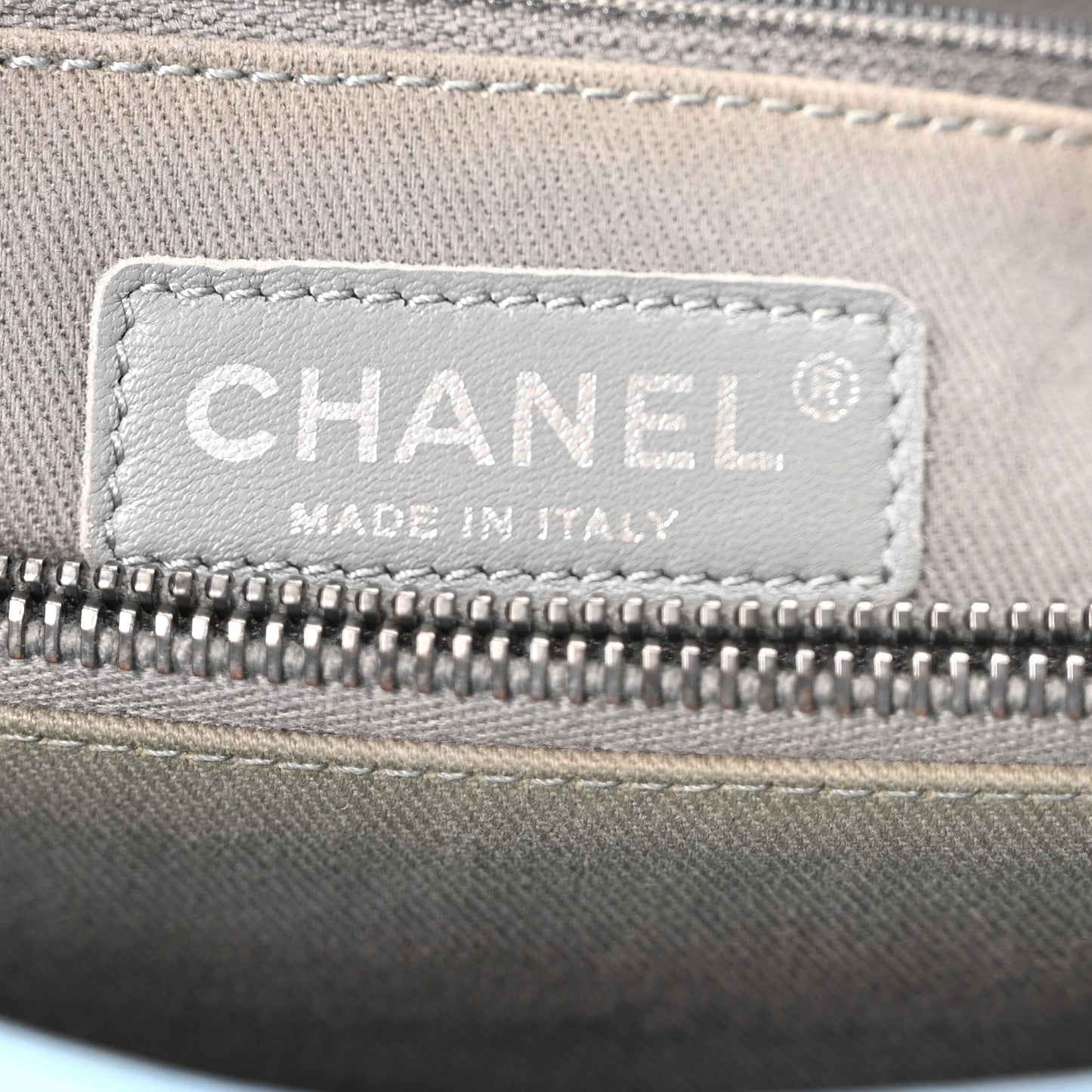 Calfskin Medium Stitch It Tote Blue