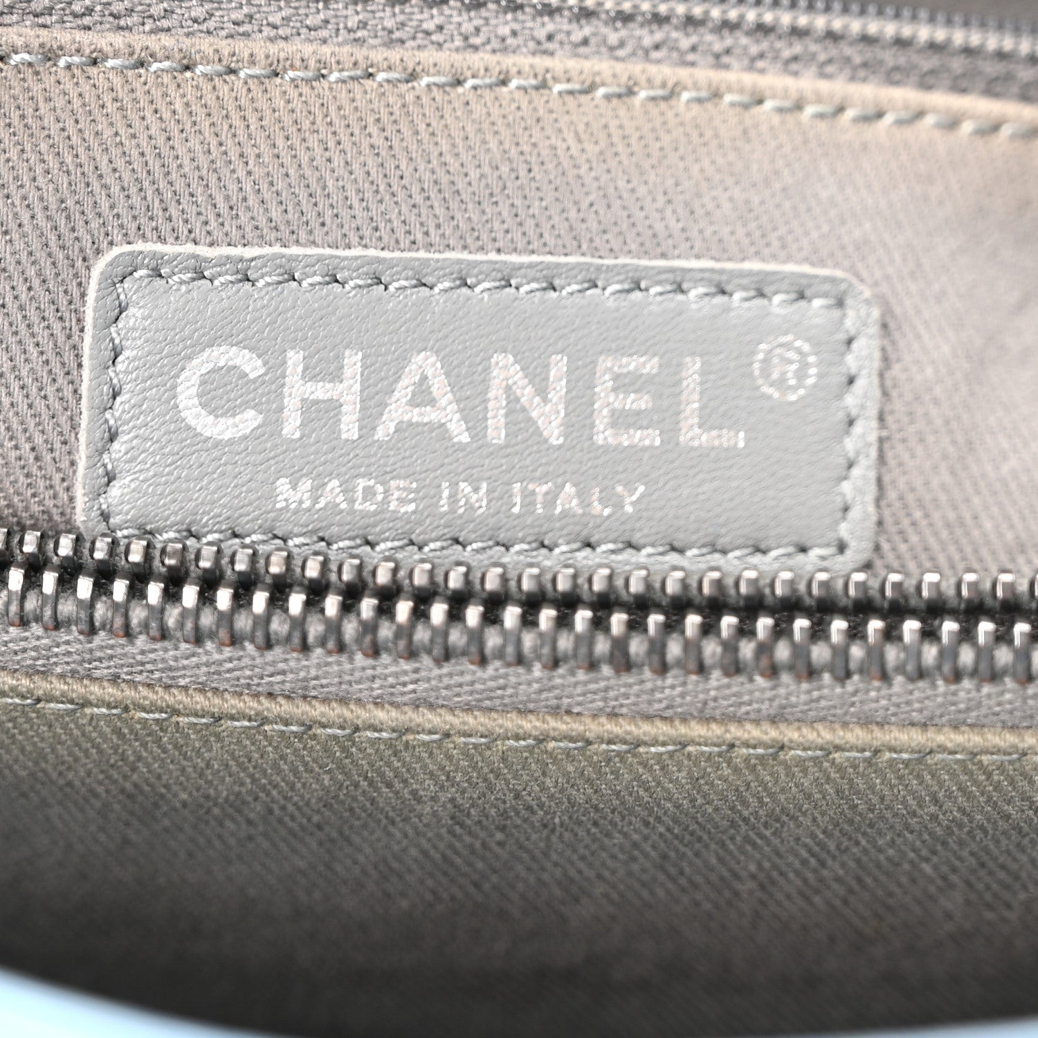 Chanel Calfskin Medium Stitch It Tote Blue 6 of 10